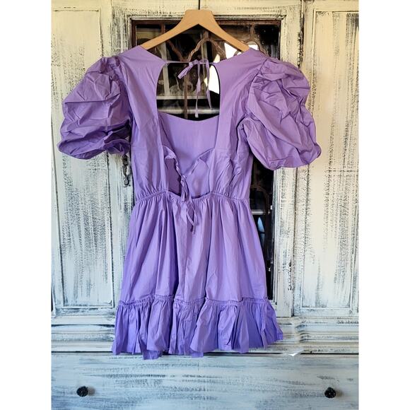 Anthropologie Peixoto Logan Puff-Sleeve Dress - New Medium - Picture 7 of 7